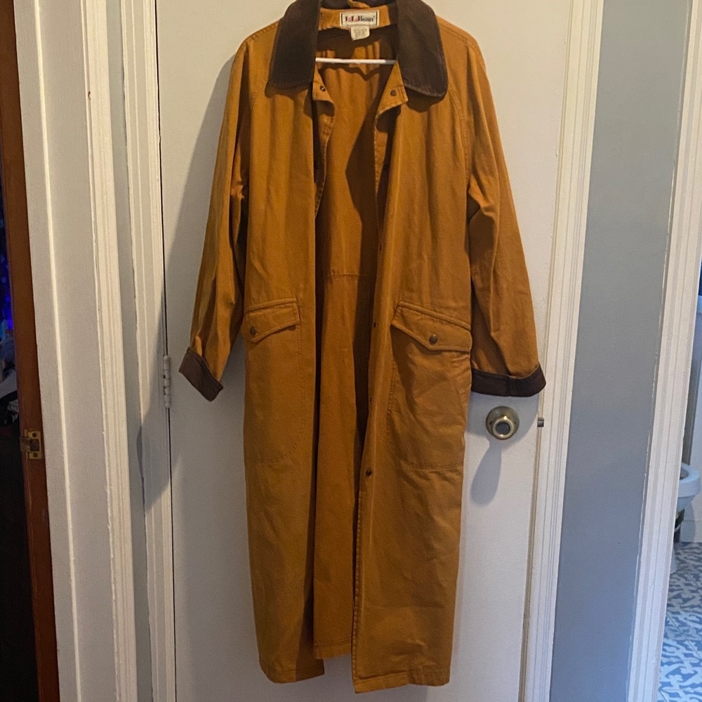L.L. Bean Brown and Tan Barn Jacket